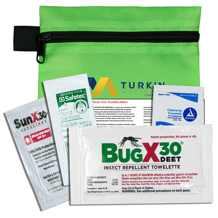 'Stay Safe Kit' 4 Piece Insect Repellent Kit in Zipper Pouch 22