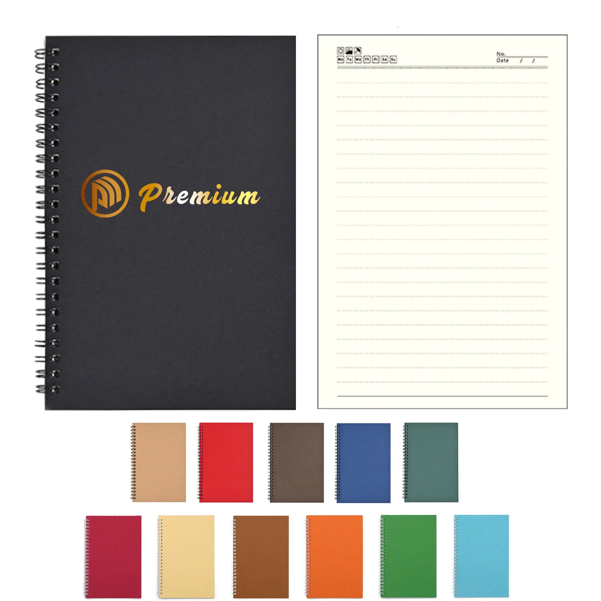 Full Color A5 Spiral Notebook