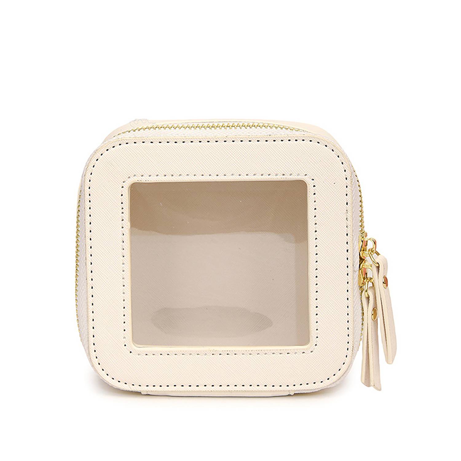 Compact Waterproof Transparent Pu Makeup Bag 5