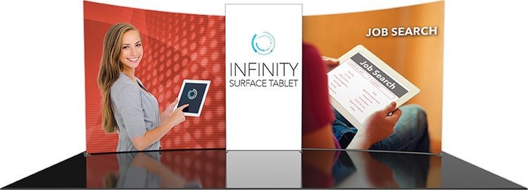 Formulate Designer Series 20ft Fabric Backwall Kit 02