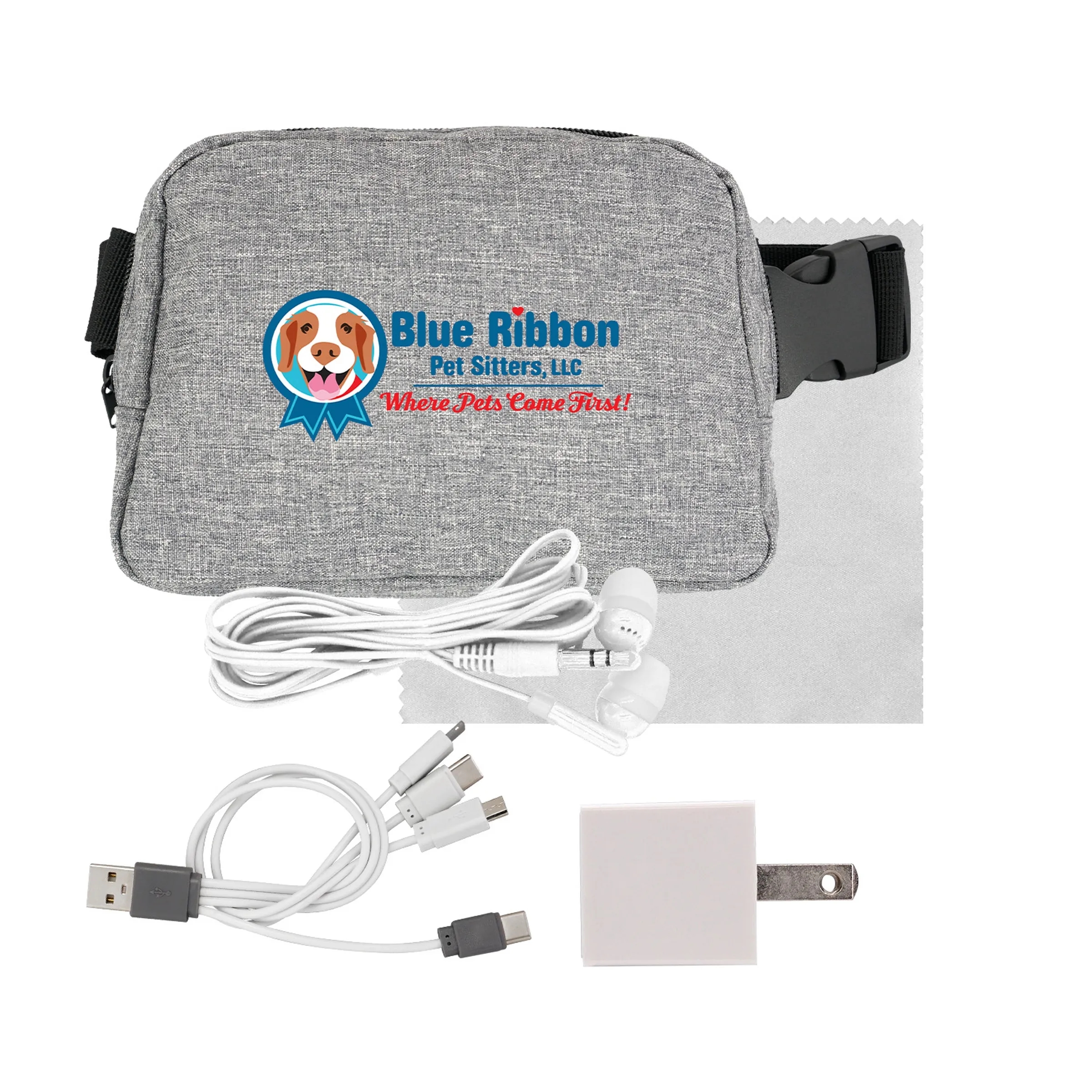 RECYCLED FANNY PACK ULTIMATE TRAVEL SET 19