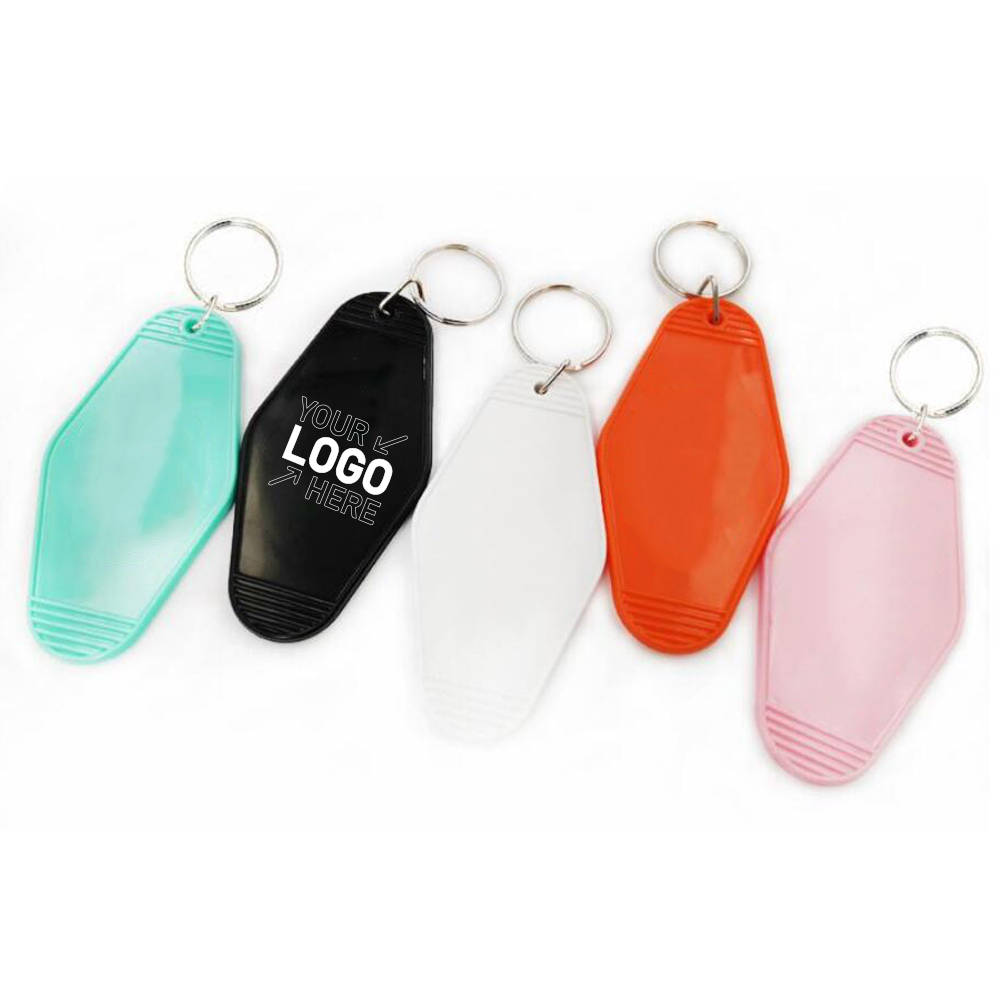 Vintage Key Tag Hotel Motel Keychain 6
