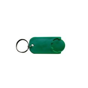 Rectangle Shopping Cart Token Keychain For Trolley Use 3