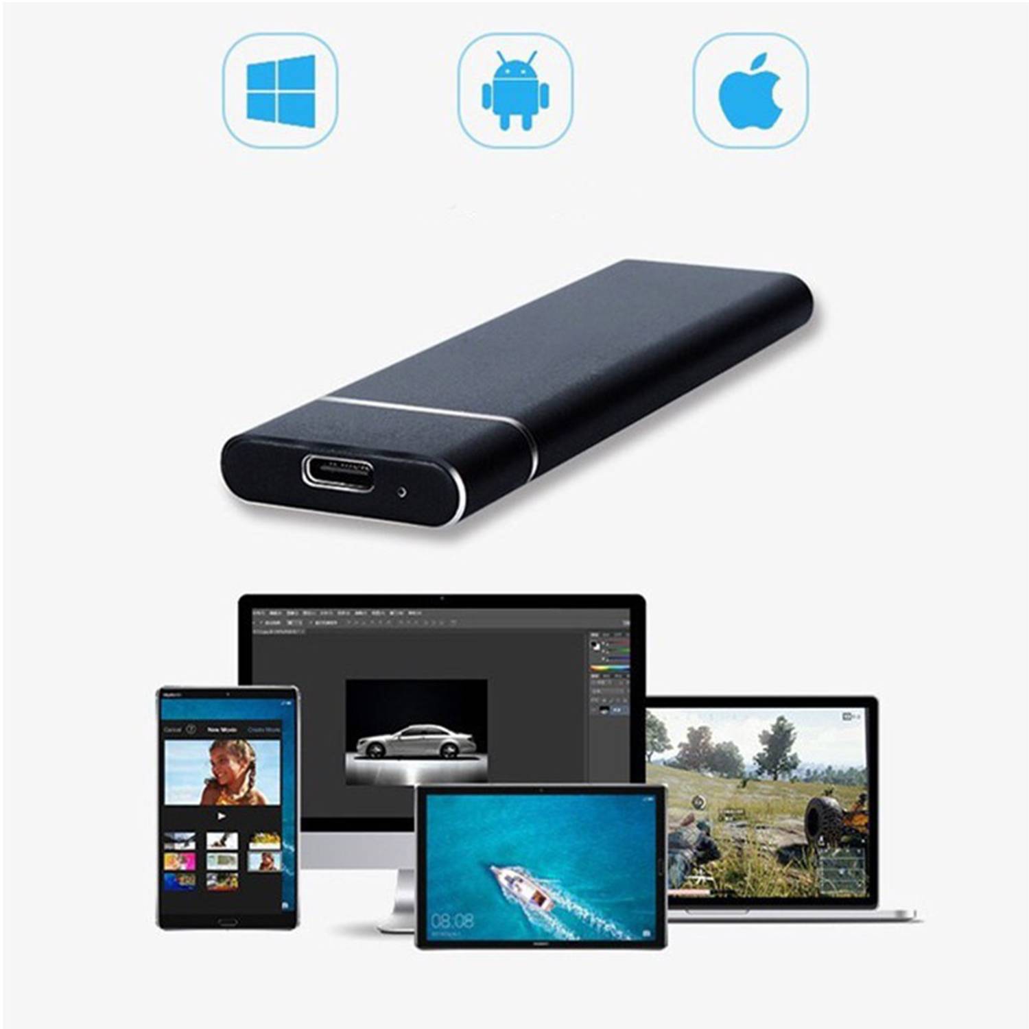 Portable SSD,500GB—128TB 2
