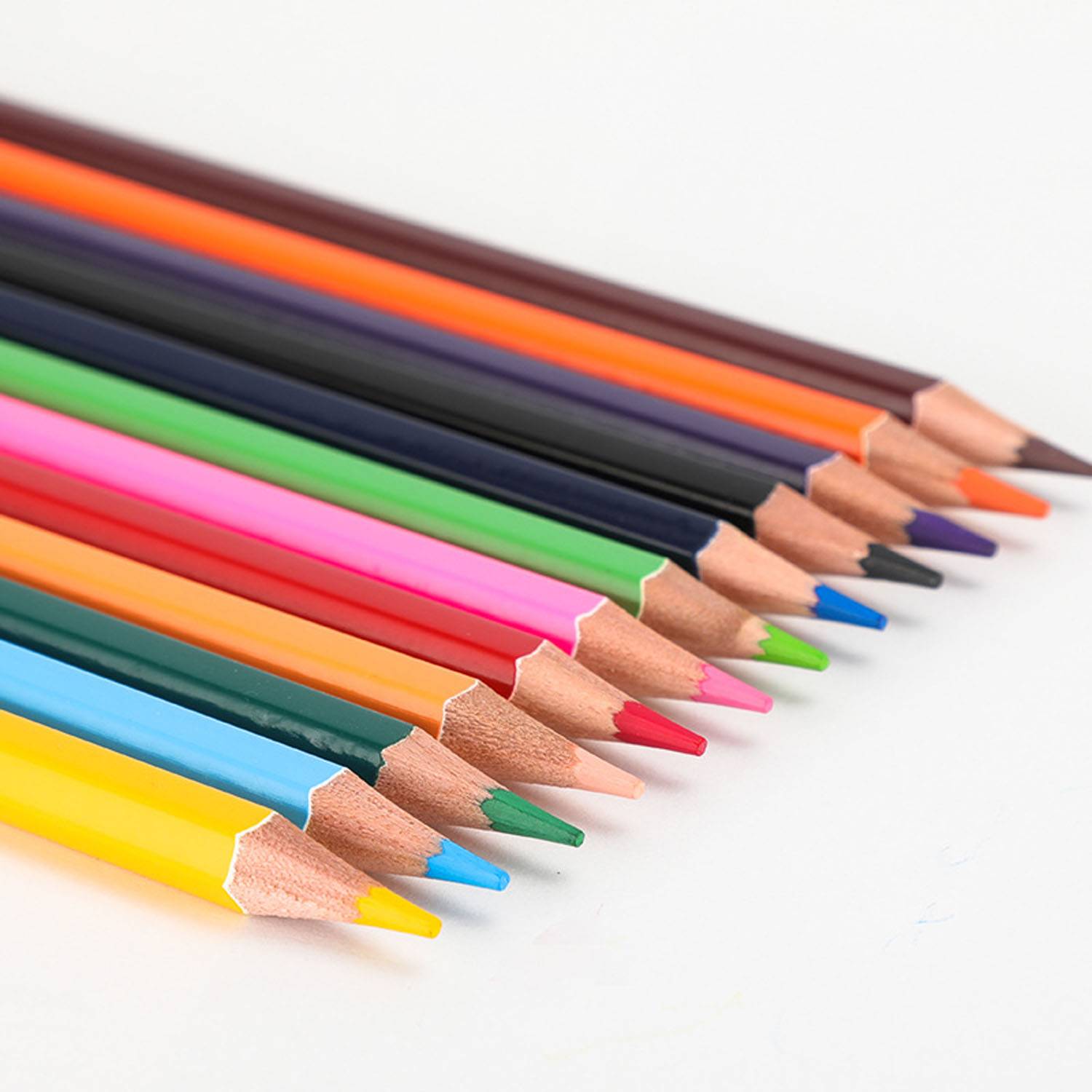 12-Piece Vibrant Artistic Drawing Colored Pencils Set 6
