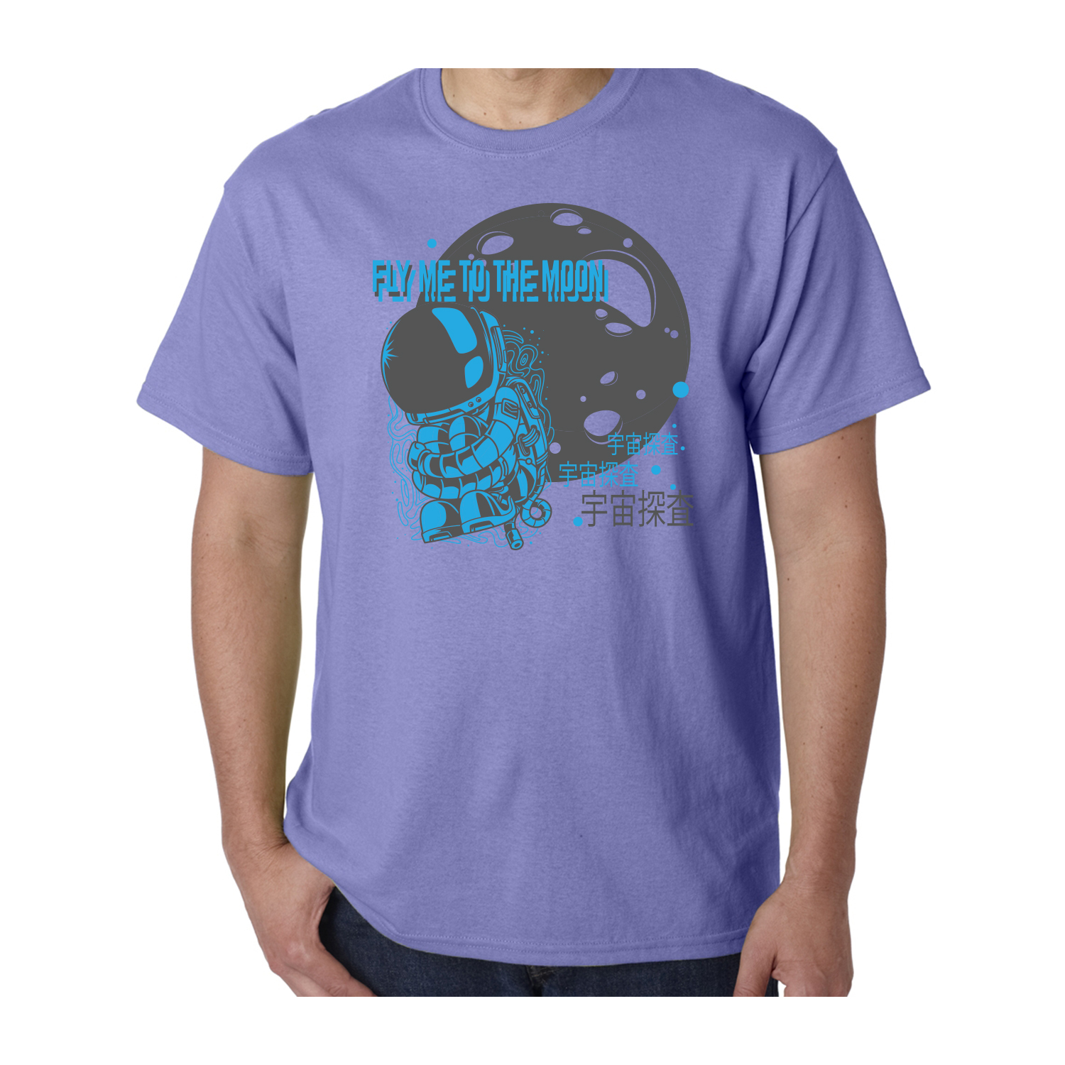 Gildan™ 5.3 oz Cotton Pre-Shrunk T-Shirt (2 Color Imprint) 6