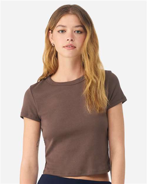 Women's Micro Rib Baby Tee - 1010 53
