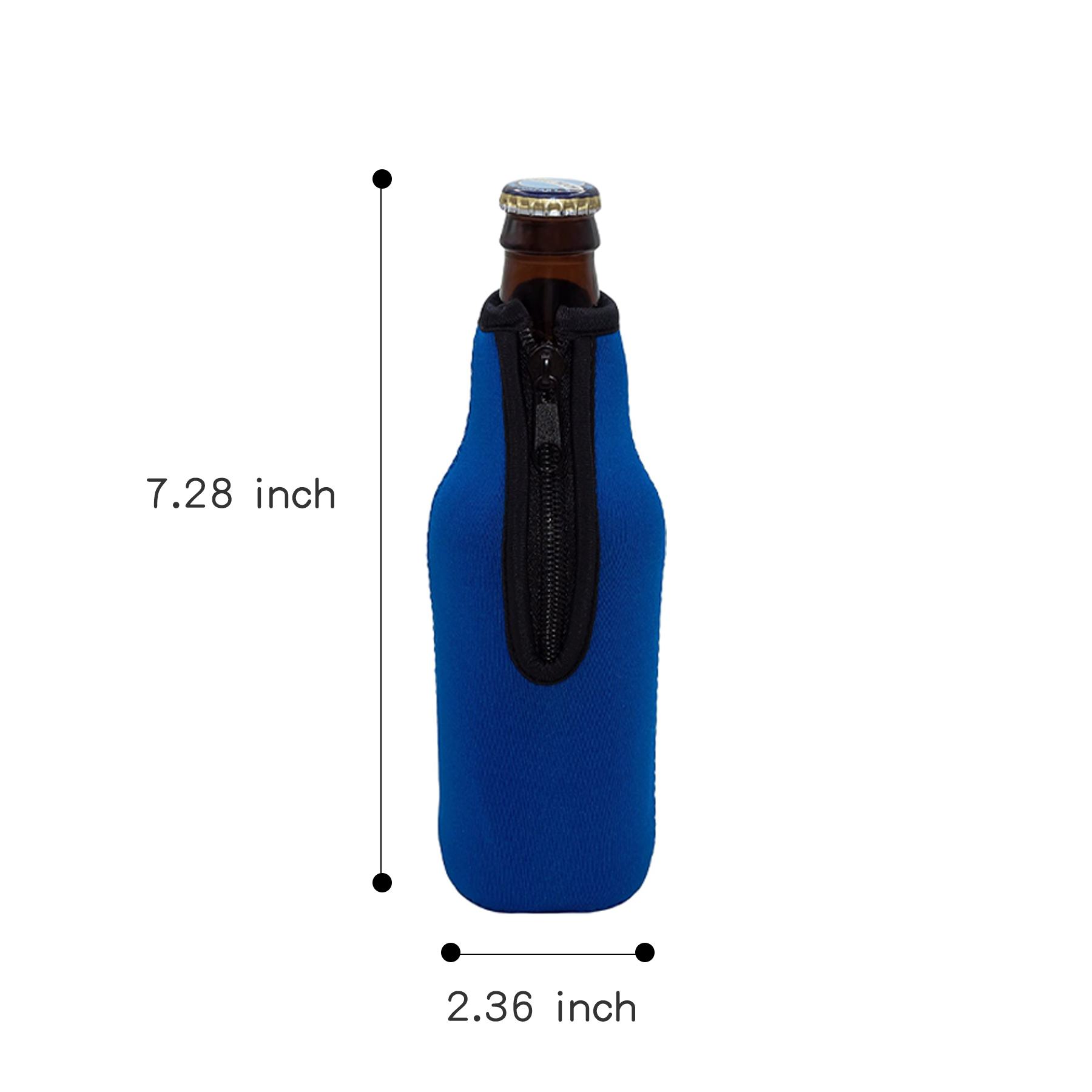 Neoprene Bottle Sleeves, custom koozie with logo imprint 2