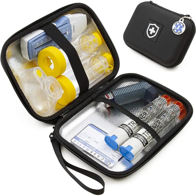 Insulated Asthma Inhaler Medicine Travel Bag 3