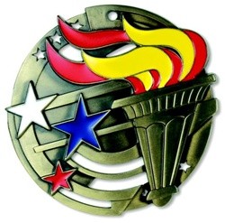 Torch M3XL Die Cast Medal - 2-3/4" 2