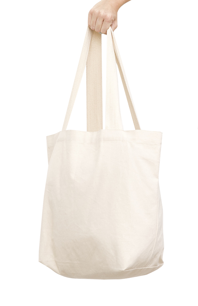 Organic Canvas Lounge Tote, custom tote bag with logo imprint 3