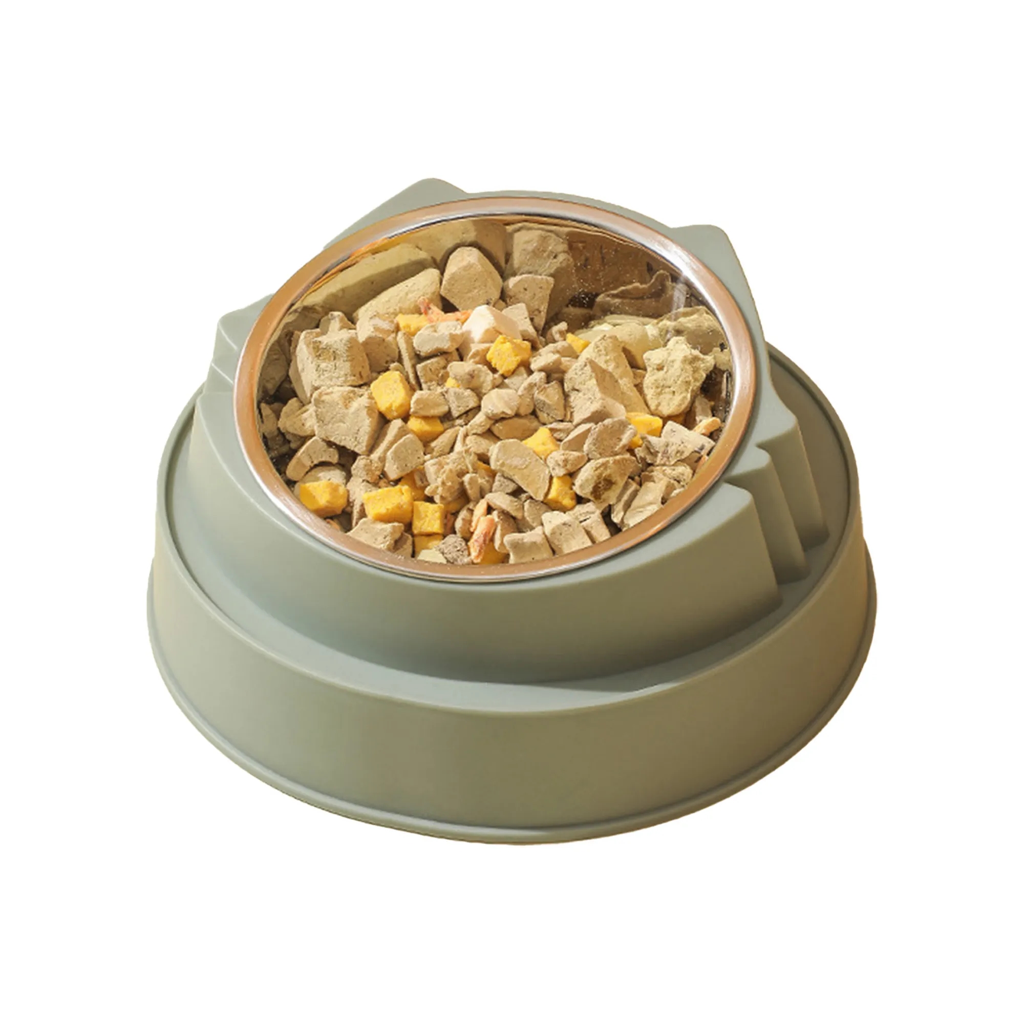 Stainless Steel Pet Neck Protection Bowl 3