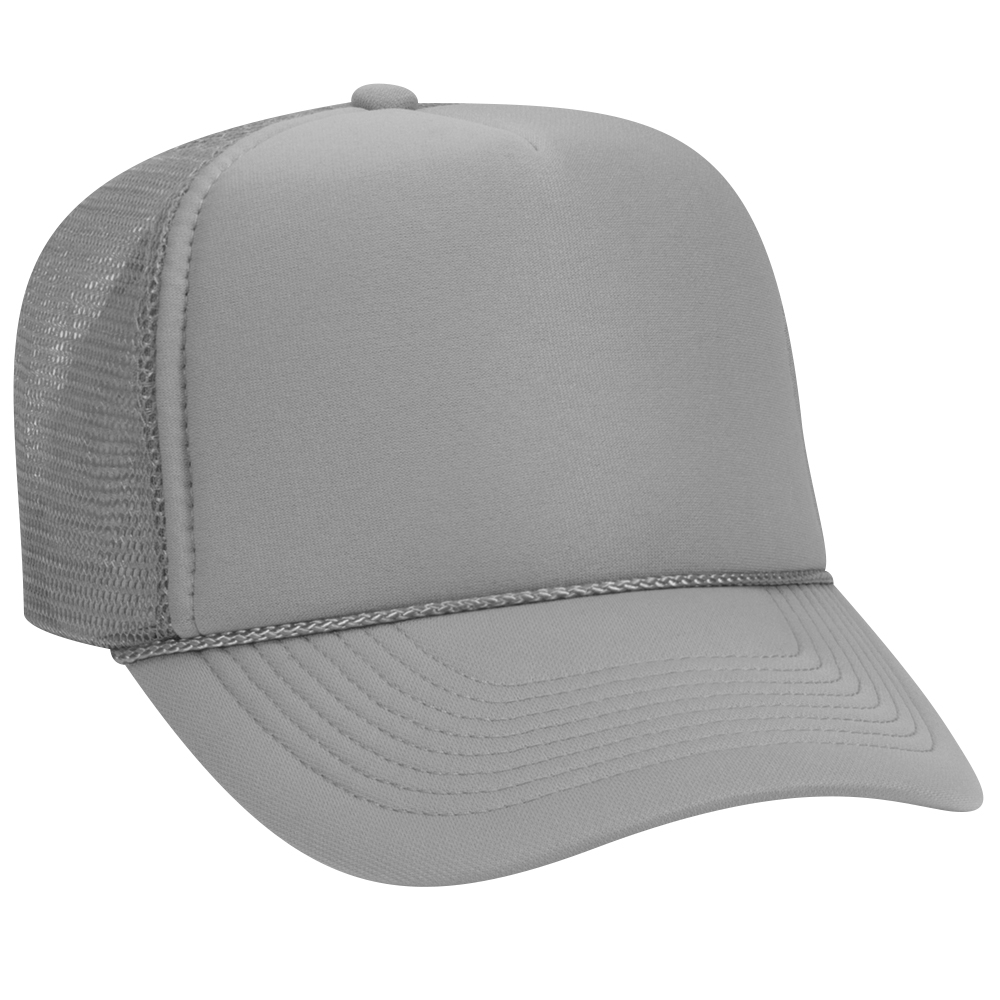 OTTO CAP® 5 Panel Mid Profile Mesh Back Trucker Hat 43