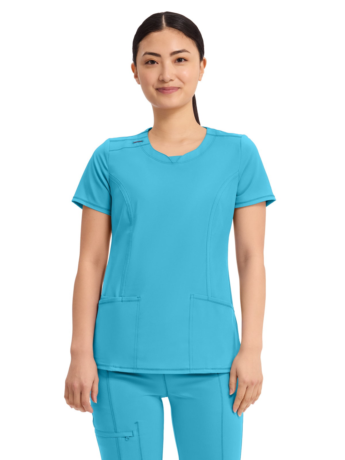 Infinity - Women's 3-Pocket Round Neck Top 71