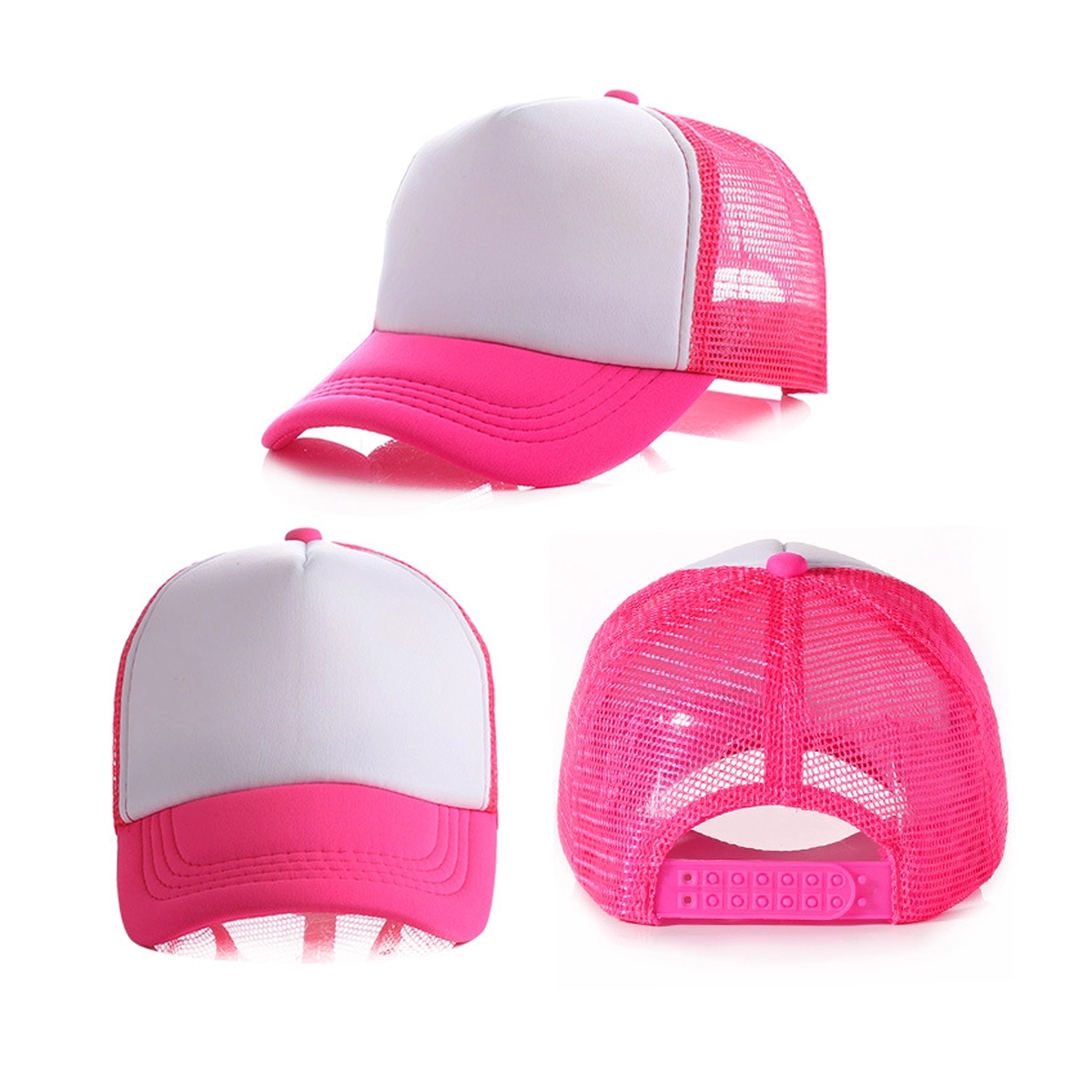 Flat Bill Snapback Mesh Caps Hats 3