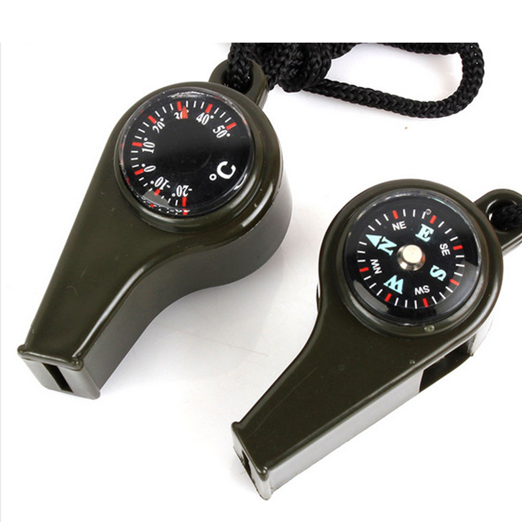 Survival Whistle with Compass and Thermometer 3-in-1 6