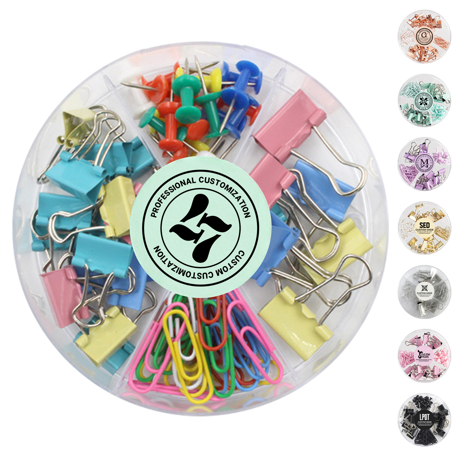Office Paper Clip Set 8