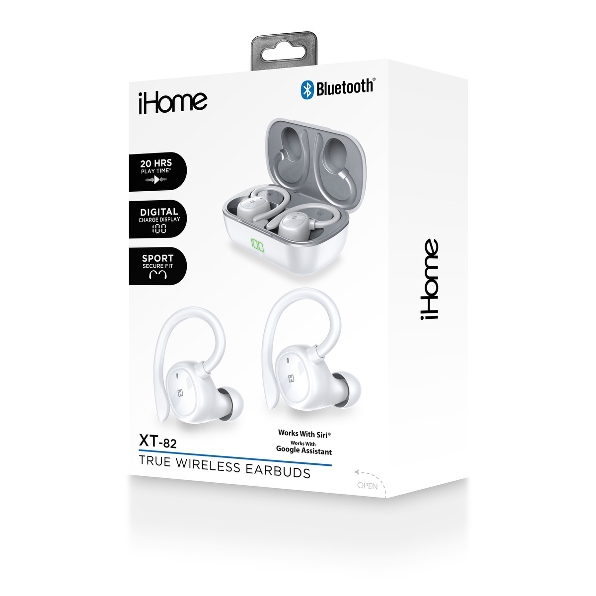 iHome® XT-82 True Wireless Earbuds & Charger Case 10