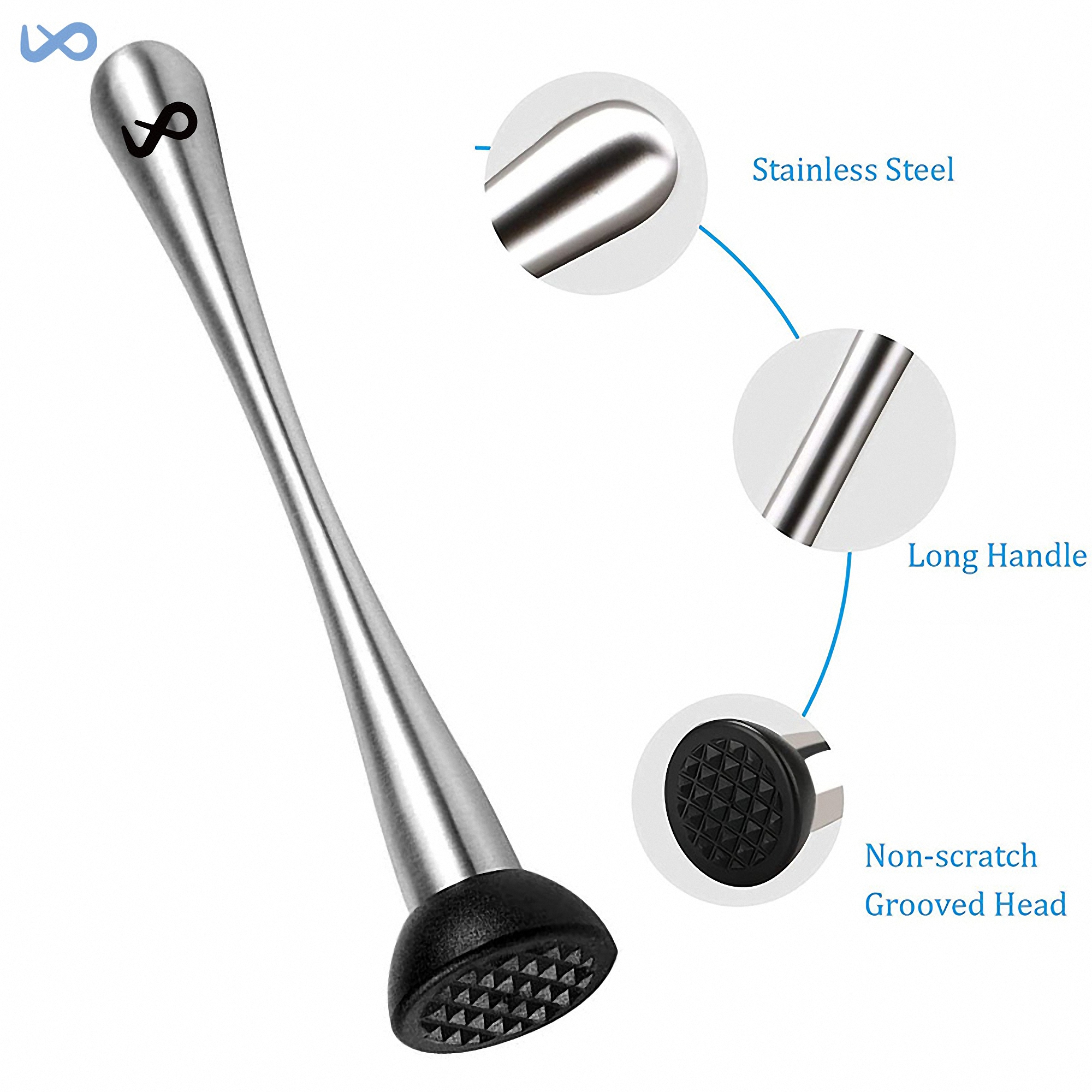 Slim & Narrow Cocktail Stirrer 3