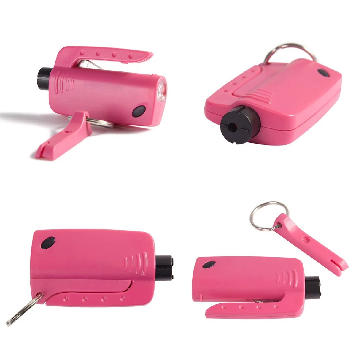 Led Keychain Hammer Escape Window Breaker Seatbelt Cutter 3