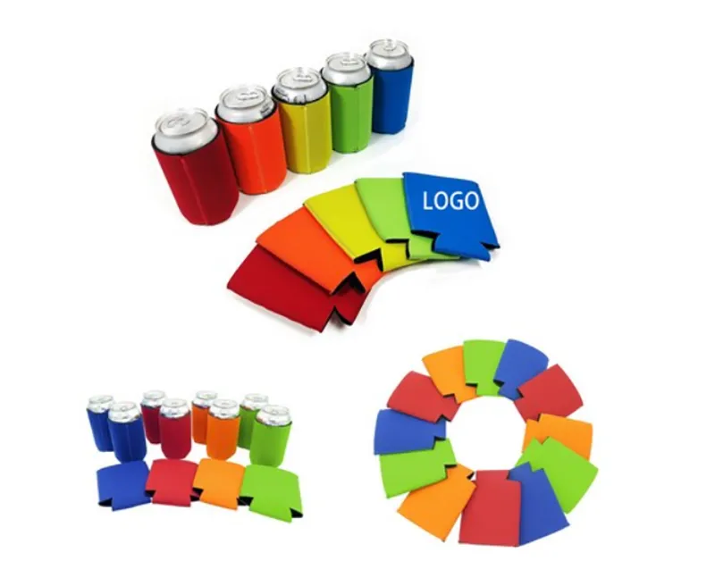 Collapsible Insulated Beverage Holder, custom koozie with logo imprint 6