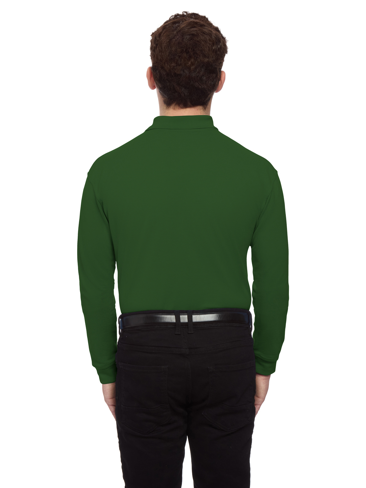 Blue Generation - Men's Pocketless Superblend Long Sleeve Polo 8