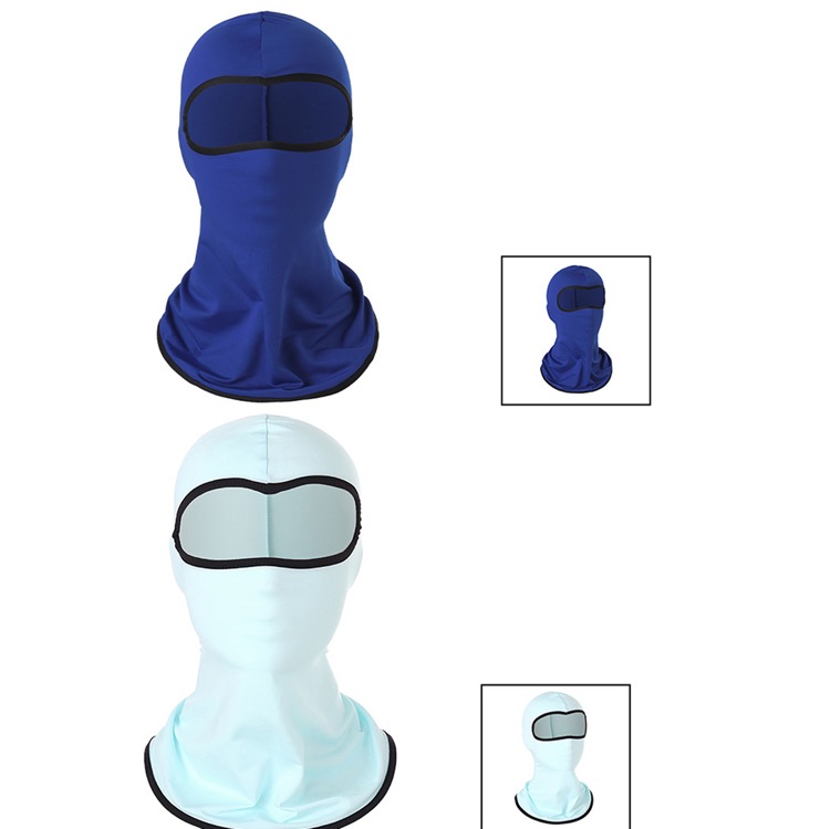 Outdoor ice silk sports headgear 2