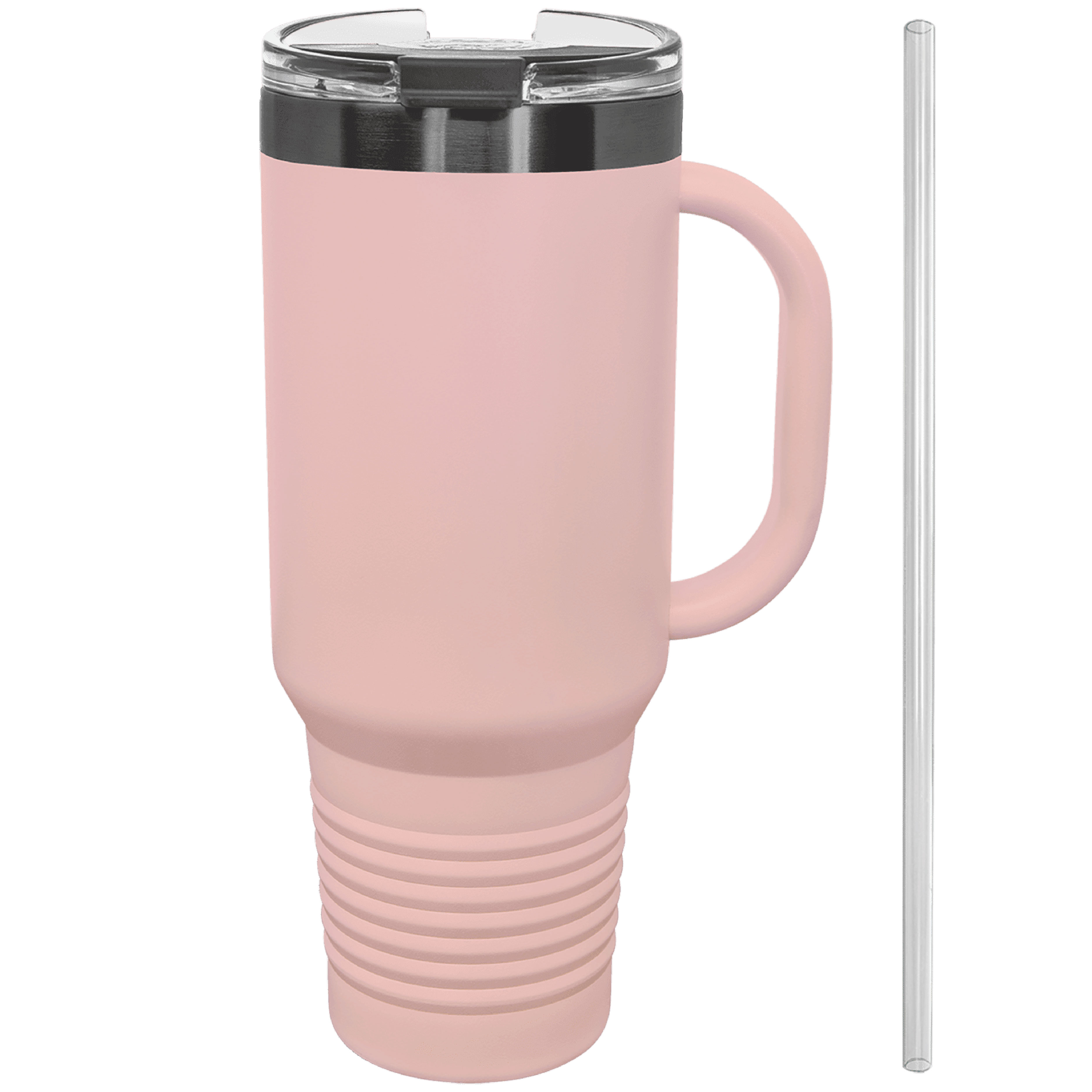 Polar Camel 40oz Ghost Black ION-Plated Travel Mugs w/ Straw 23