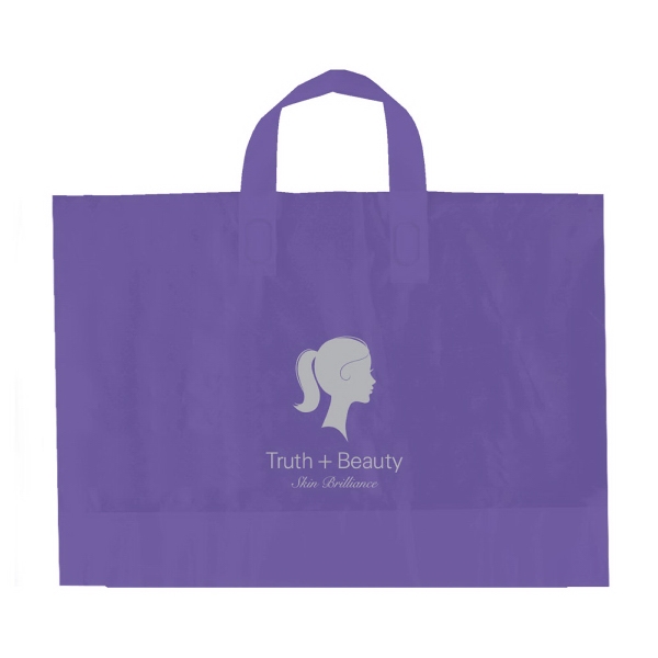 Color Frosted Soft Loop Handle Bags 4