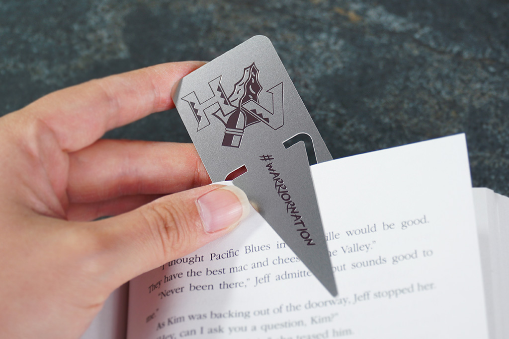 Metal Bookmarks, custom desk accessory with logo imprint 5