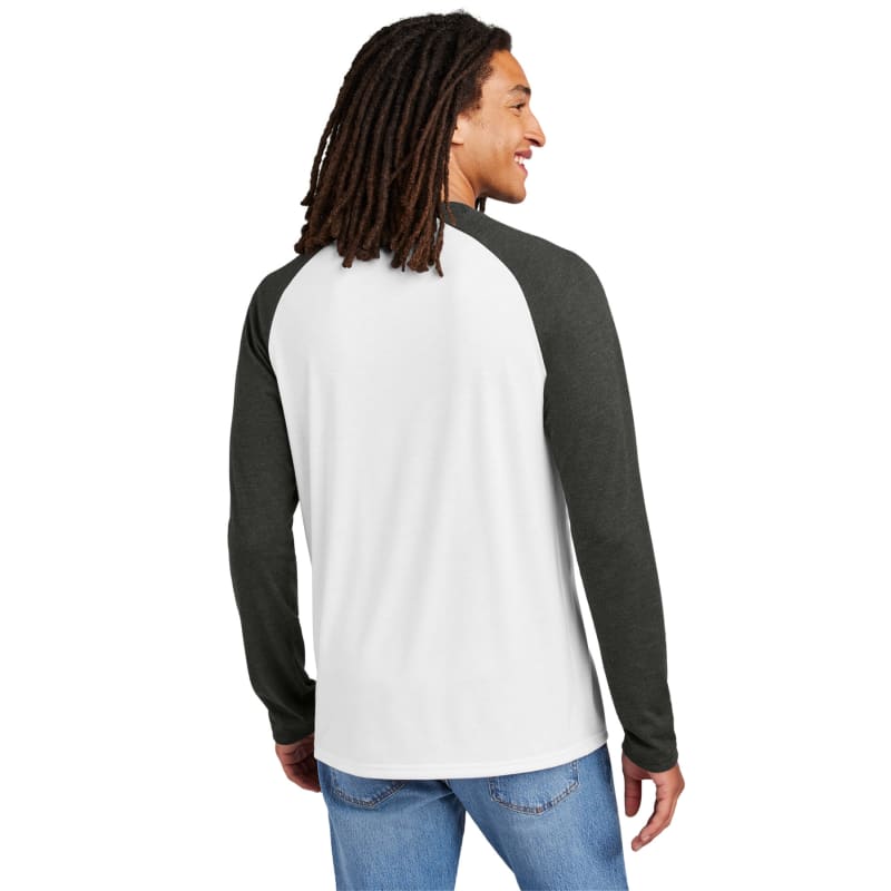 AllMade Unisex Tri-Blend Long Sleeve Colorblock Raglan 42