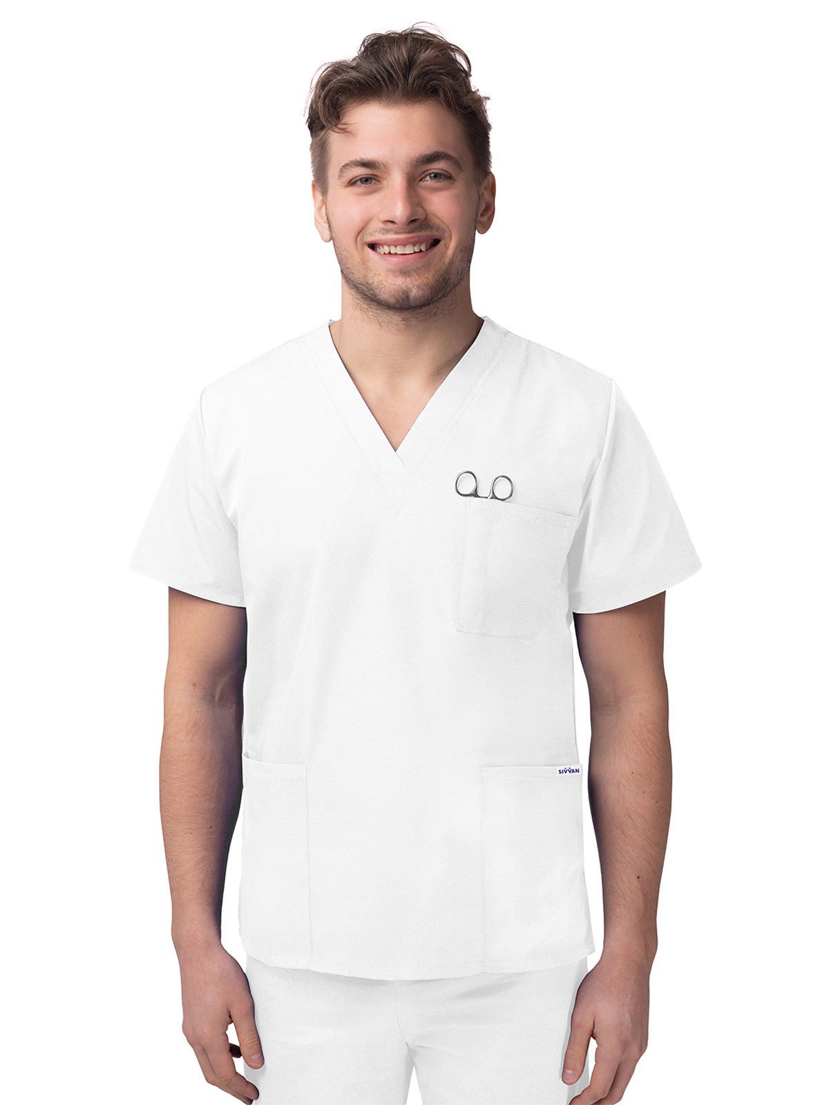 Adar - Sivvan - Unisex V-Neck 3 Pocket Top 28
