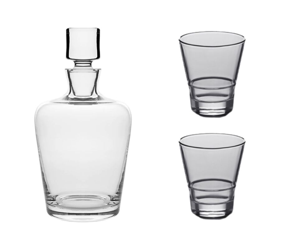 Canterbury Whiskey Decanter Set 4
