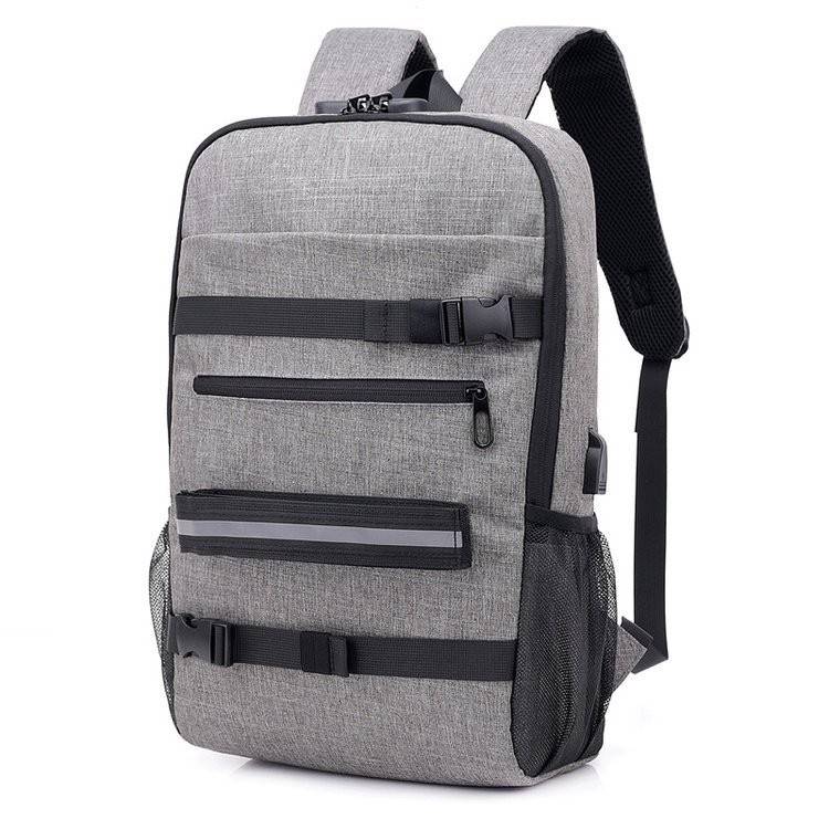 Water Resistant Canvas Backpack with Anti-Theft Lock 4