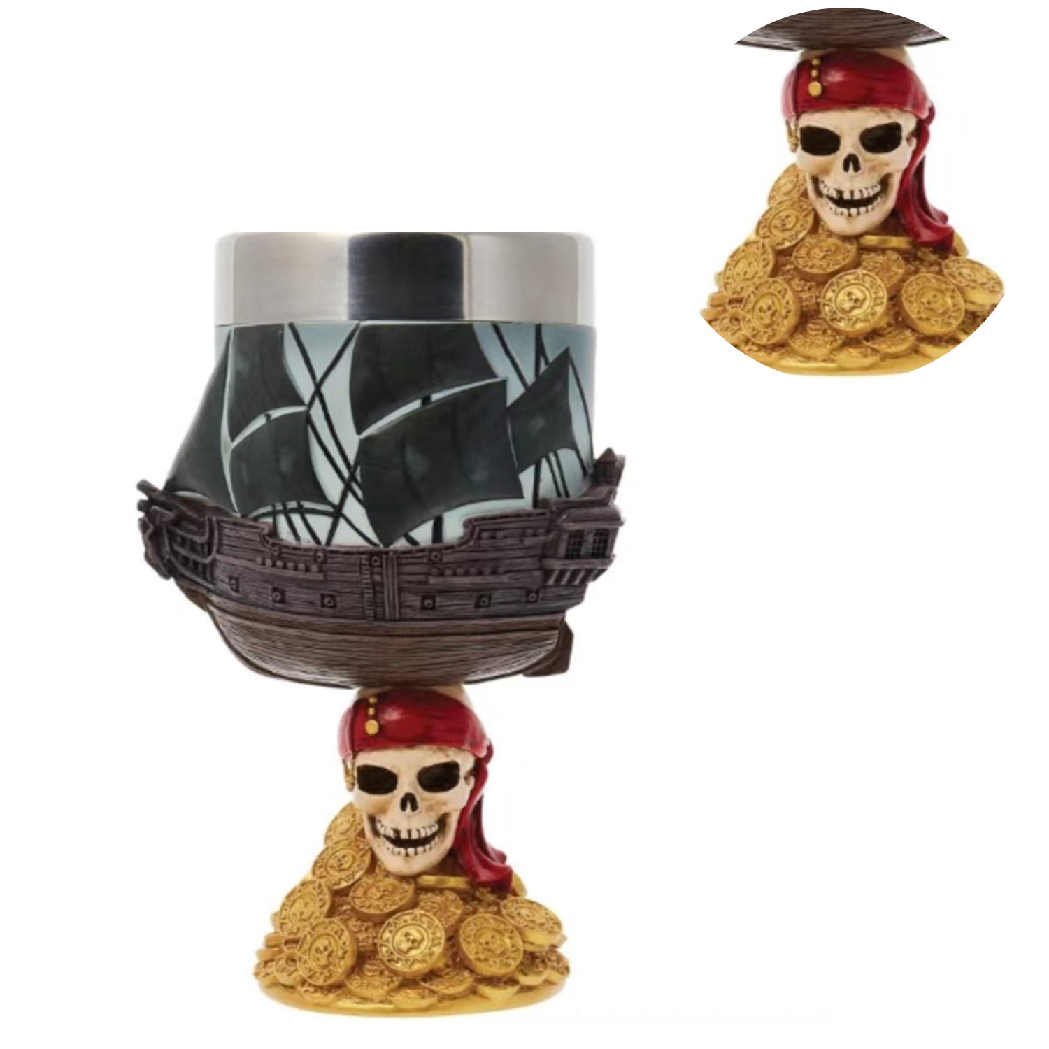Pirate Ship Goblets 5