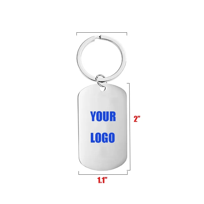 Metal Color Printed Keychain