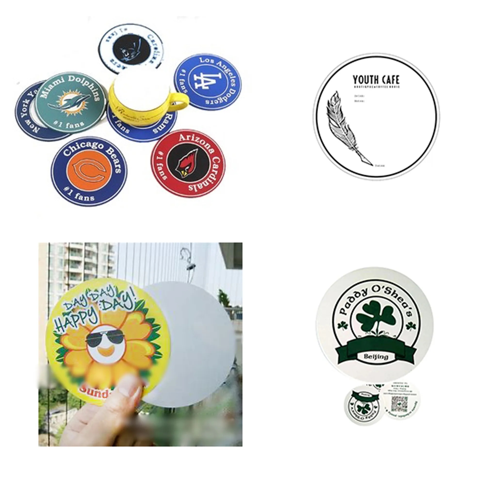 Round Paper Coasters 4