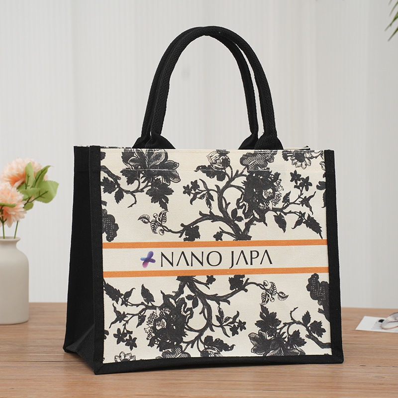 Full-color Printed Canvas Tote Bag, custom tote bag with logo imprint 6