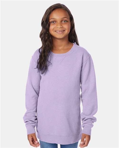 Youth Garment-Dyed Crewneck Sweatshirt - GDH475 29