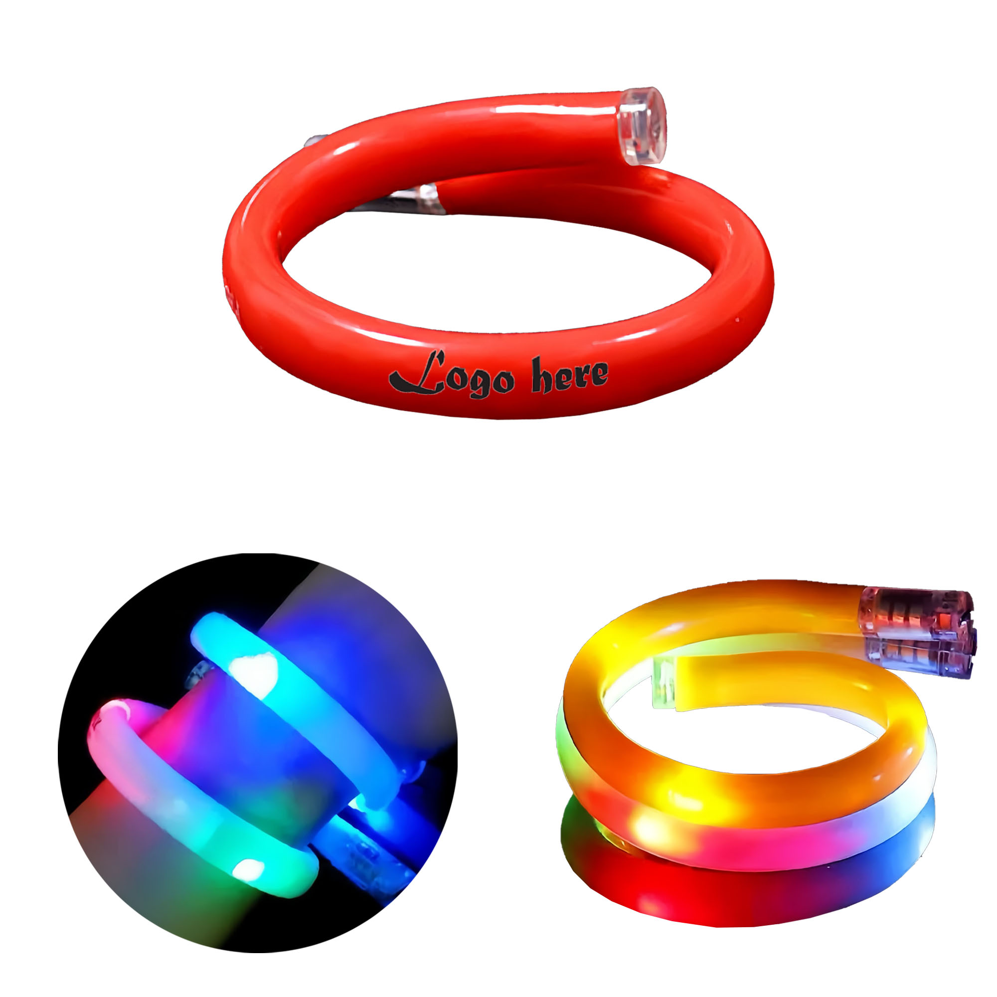 LED Glow Flashing Wristband 2