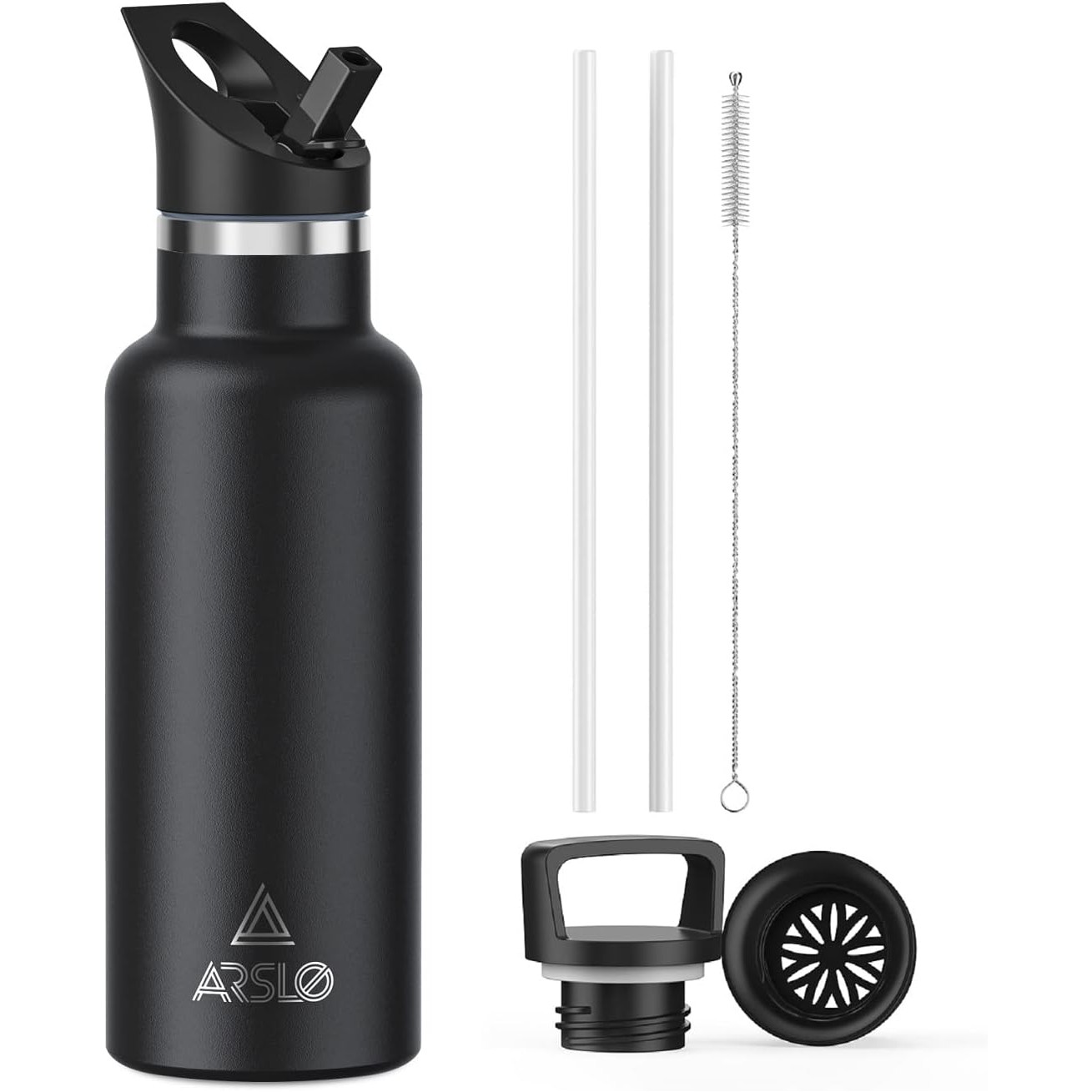 Sport standard mouth metal water bottle, Stainless Steel Double Wall Water Bottles, Vacuum Insulated 5