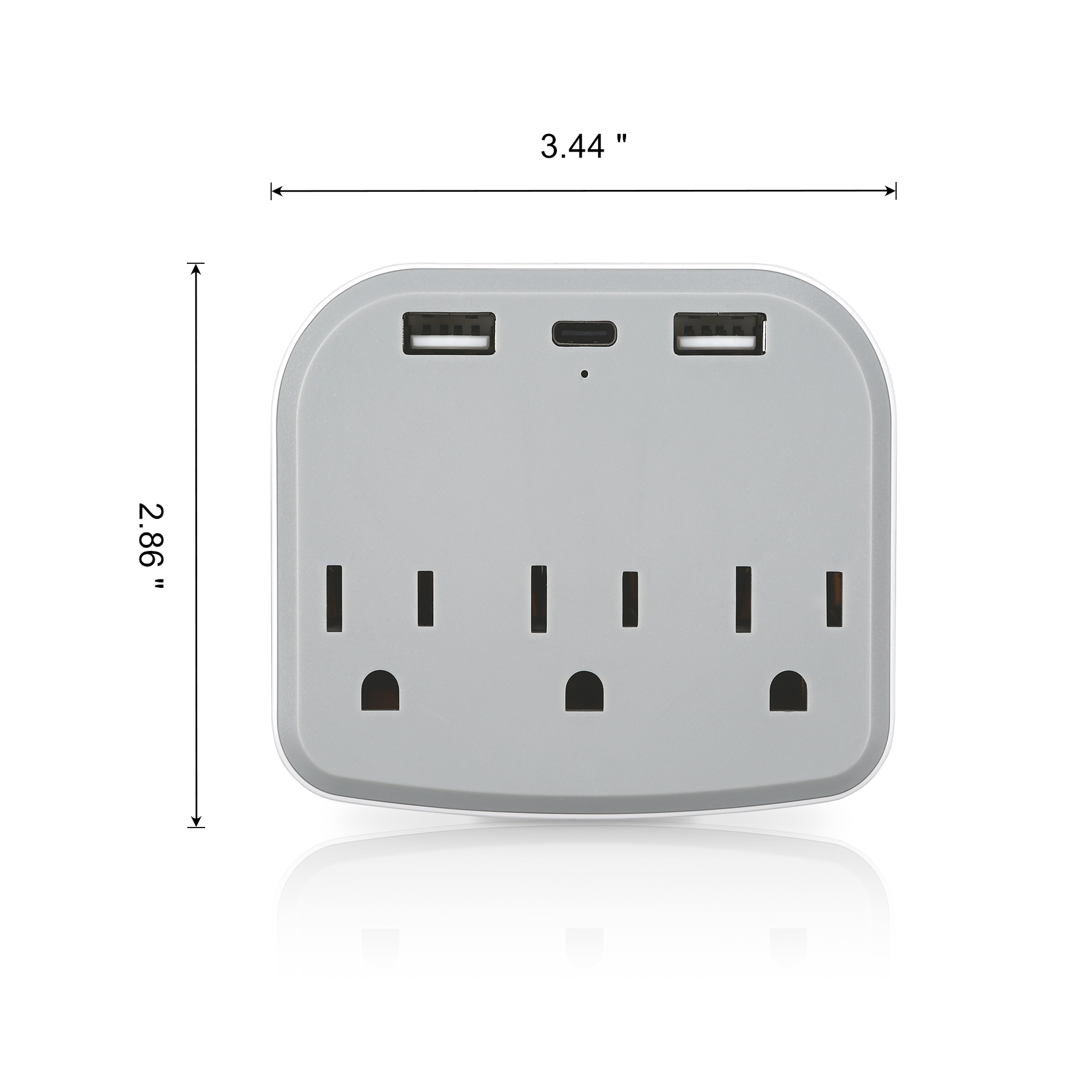 6-In-1 Multi USB Wall Outlet Extender 7