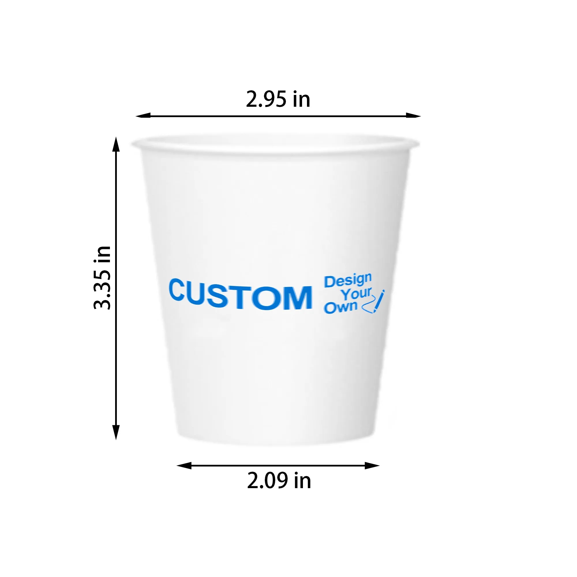 9 Oz Custom Disposable Paper Cups MOQ 20 3