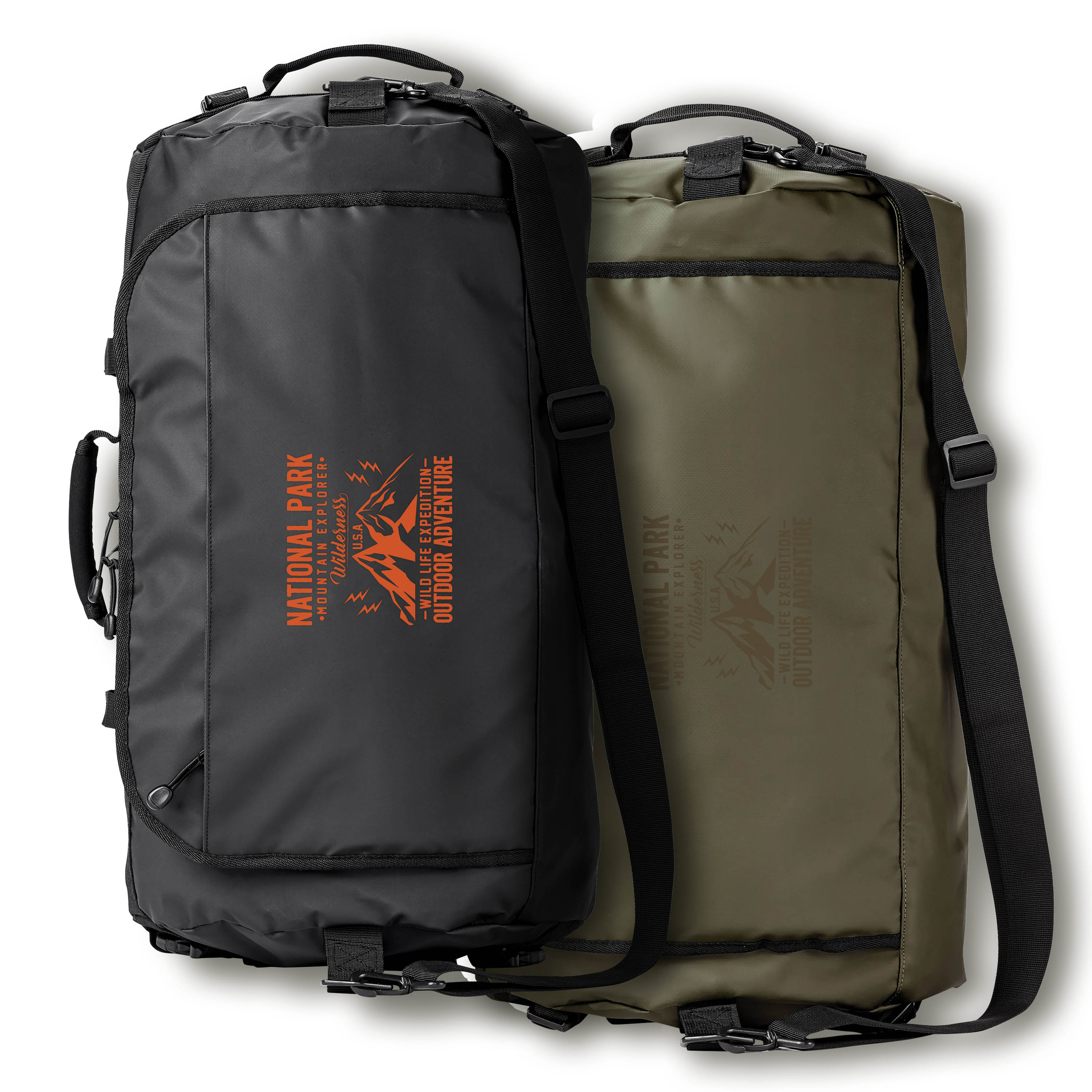 Call of the wild water resistant 45l duffle backpack 24