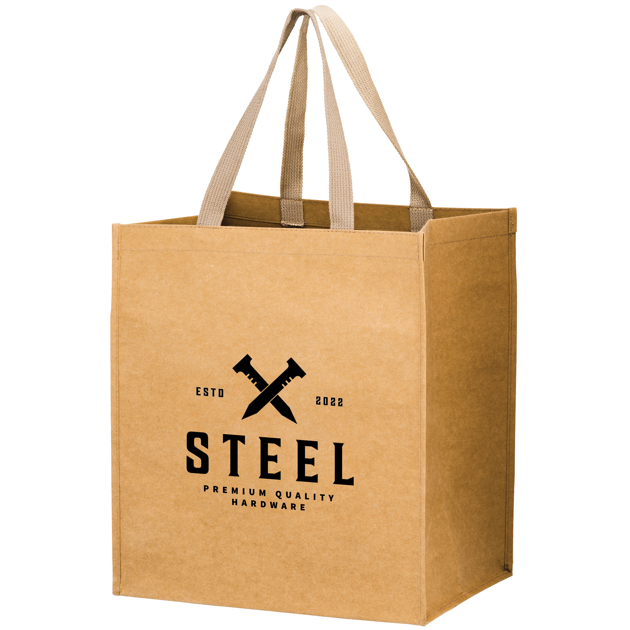 Washable Kraft Paper Grocery Tote | DELTA 2