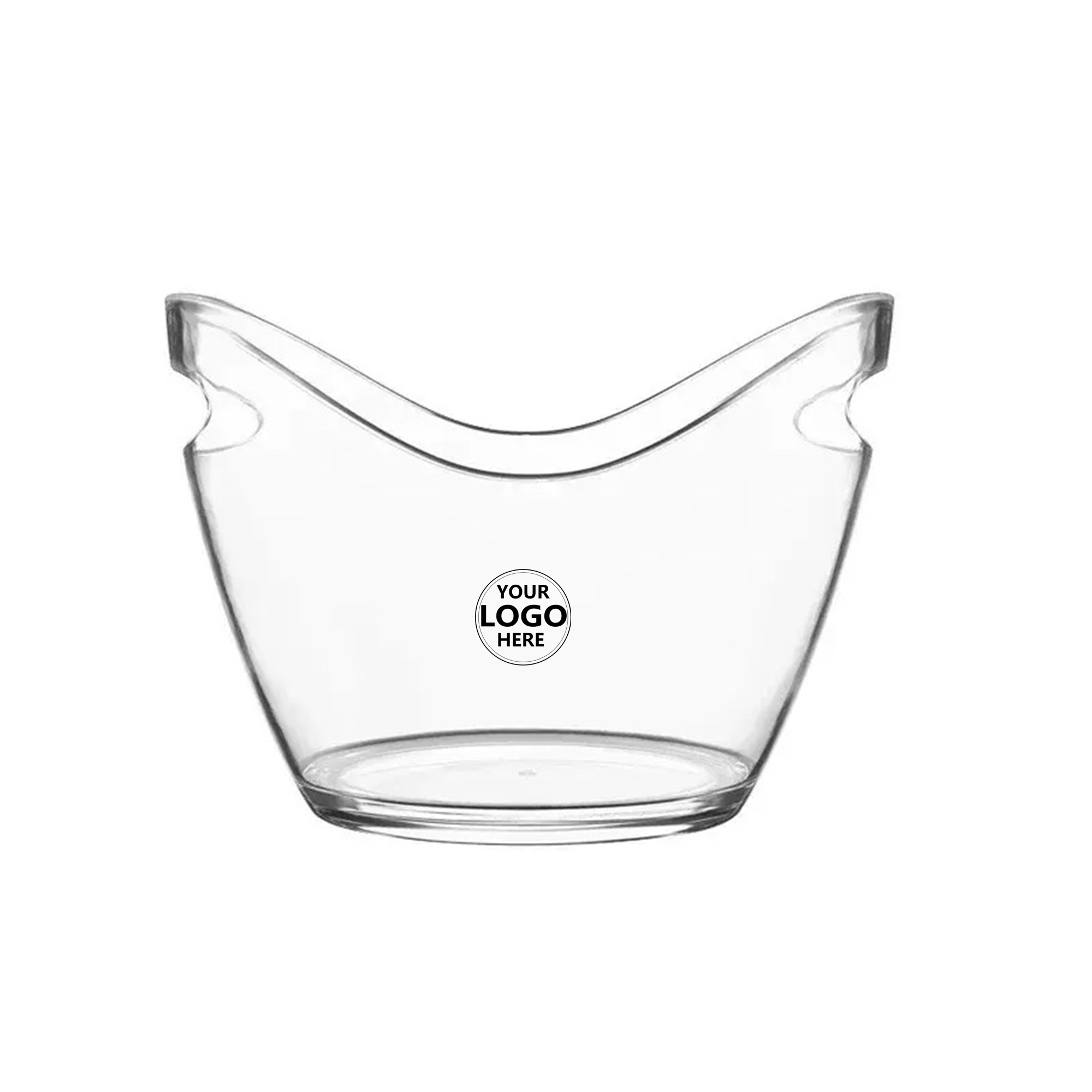 Stylish PC Angled Ice Container 2
