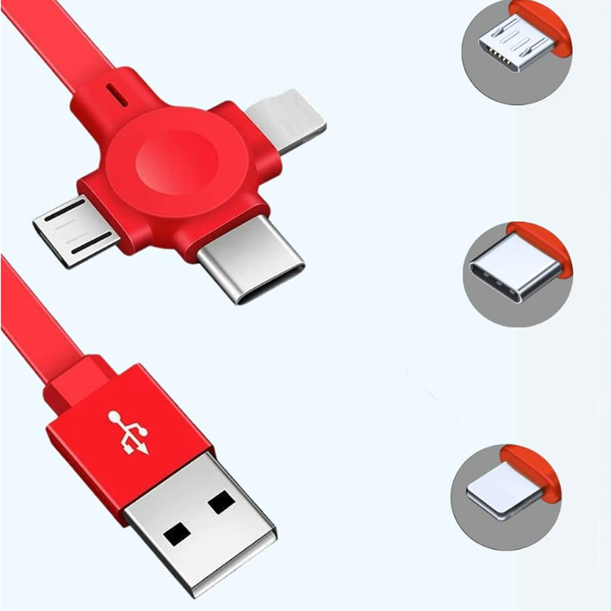 3 in 1 Charging Cable with Phone Stand 3
