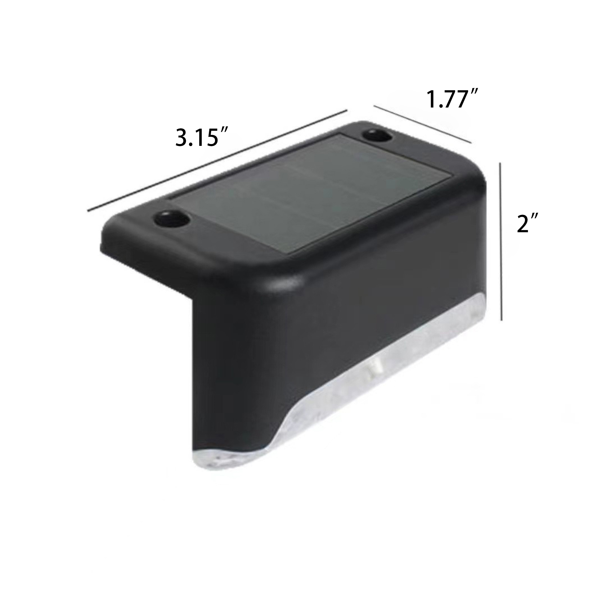 Solar Outdoor Deck Lights Solar Step Lights Waterproof Led 3