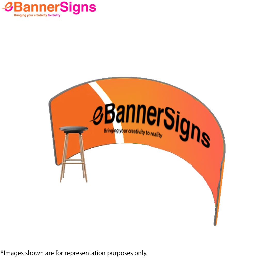 10 FT Exhibit Backdrop H2 (Graphics + Hardware) 8