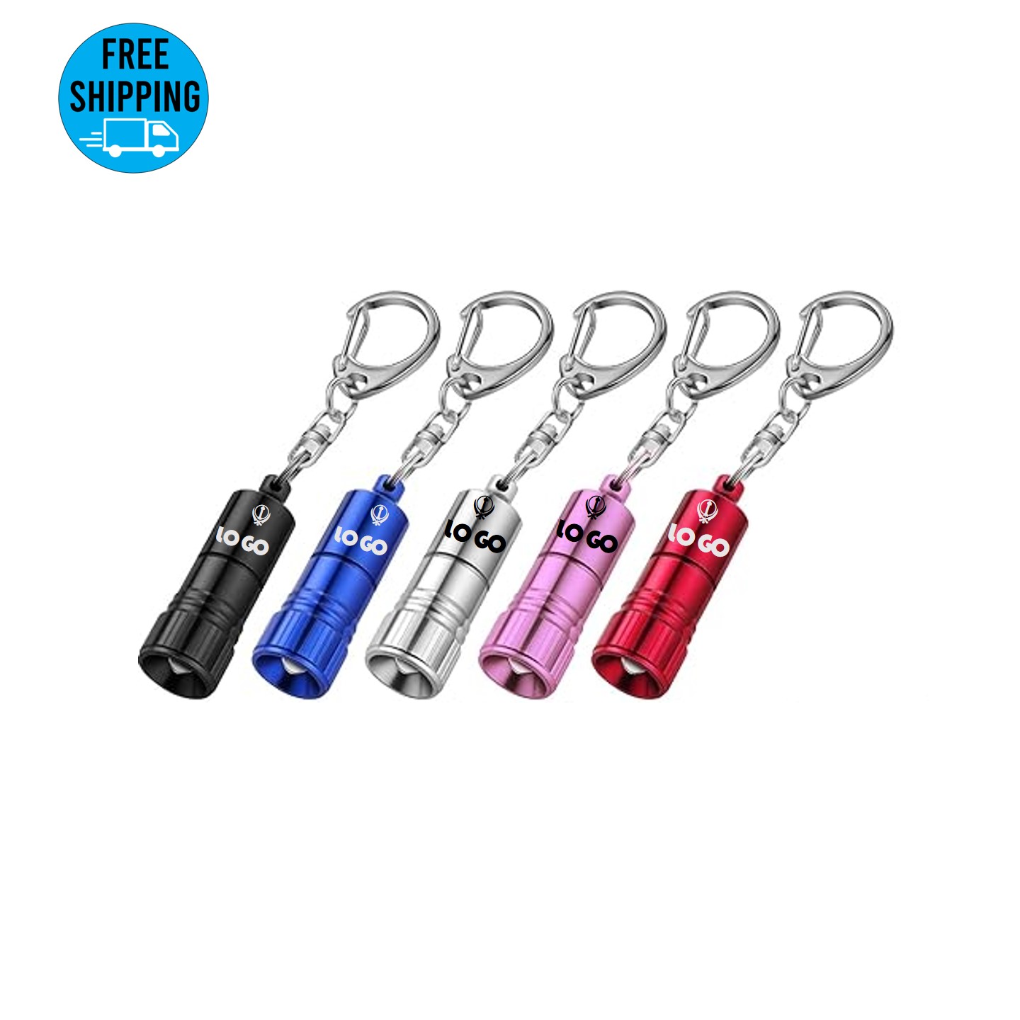 Tiny Keychain Flashlight Ring Portable Torch 1
